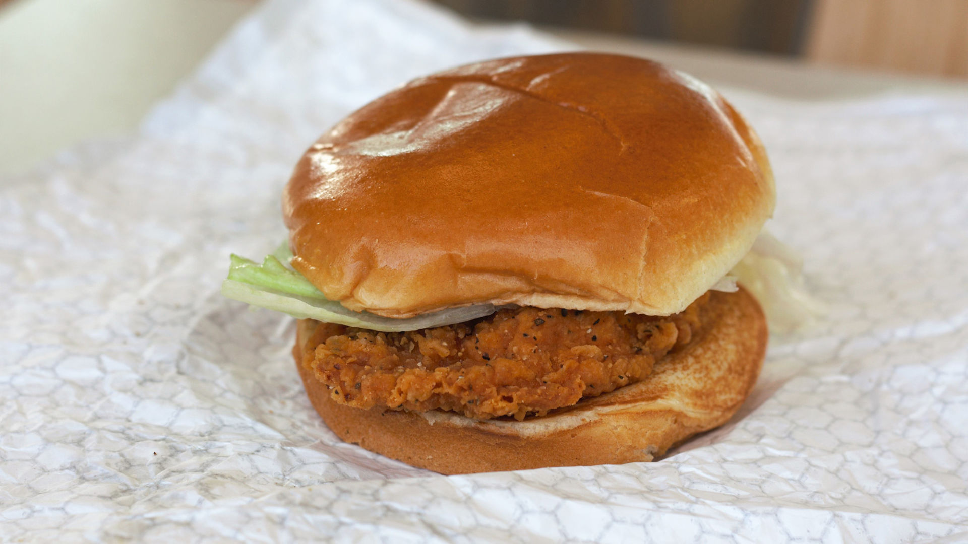 7. Spicy chicken sandwich at Wendy's